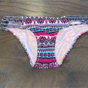 Shade & Shore Multi Pink Hipster Bikini Bottoms